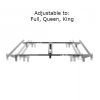 Full Queen King Heavy Duty Bed Frame with Headboard Brackets