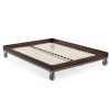 King size Heavy Duty Industrial Platform Bed Frame on Casters