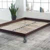 King size Heavy Duty Industrial Platform Bed Frame on Casters