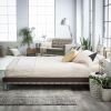 King size Heavy Duty Industrial Platform Bed Frame on Casters