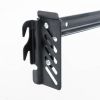King Metal Bed Frame with Hook-On Headboard and Footboard Brackets