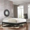 Full size Modern Black Wood Platform Bed Frame