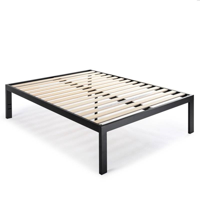 Easy Assemble Metal Platform Bed Frame, How To Put Together A Metal Bed Frame With Slats
