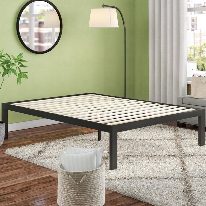 Easy Assemble Metal Platform Bed Frame, 3 Inch Platform Bed Frame